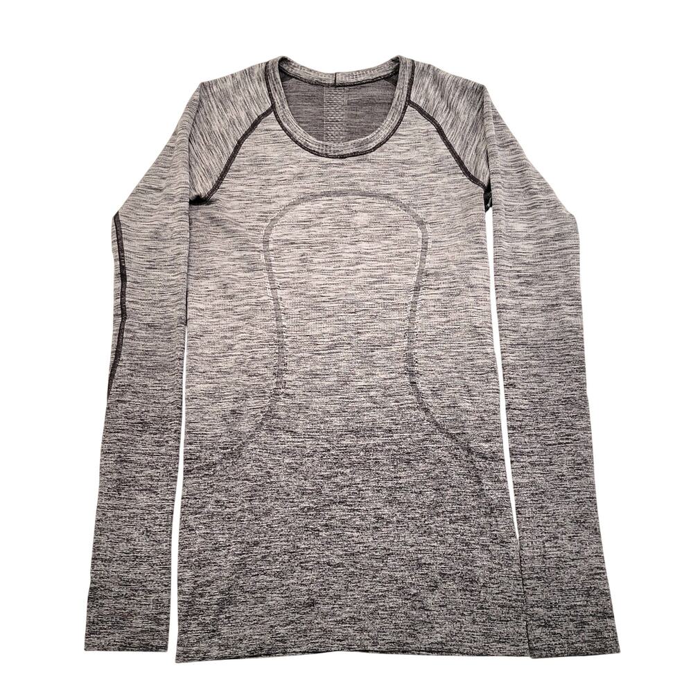 Lululemon Run Swiftly Tech Long Sleeve Top Women's 4 Gray
